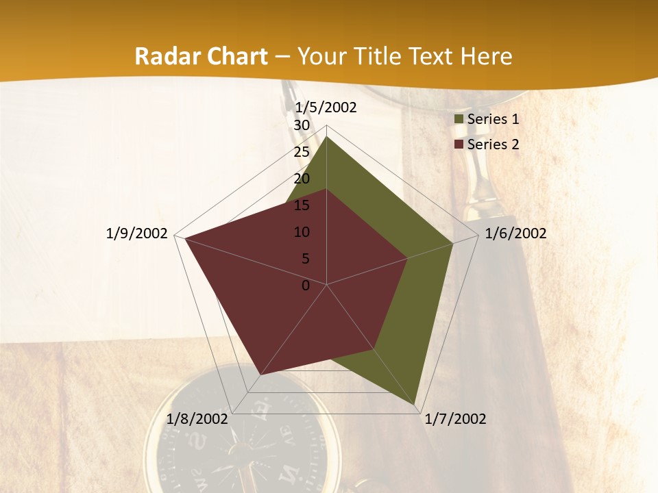 Backgrounds Magnifier Topography PowerPoint Template