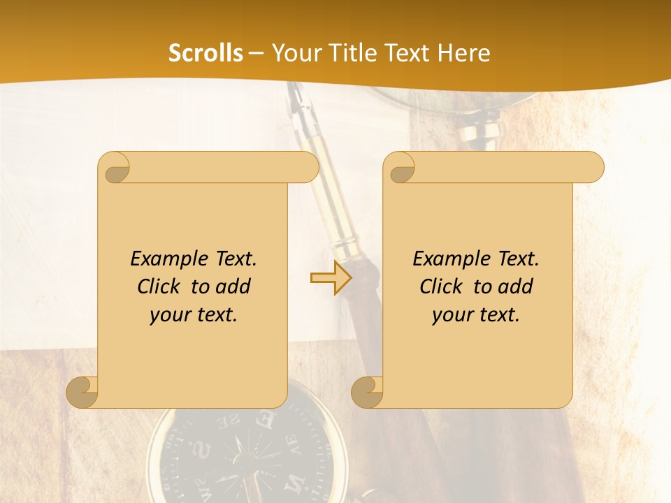 Backgrounds Magnifier Topography PowerPoint Template