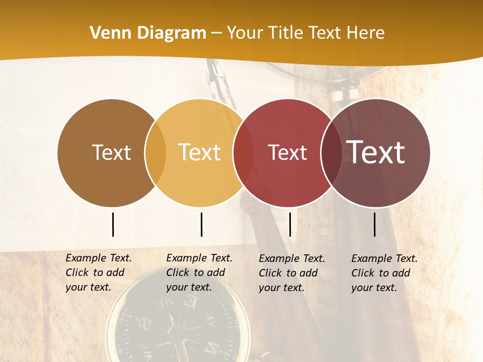 Backgrounds Magnifier Topography PowerPoint Template