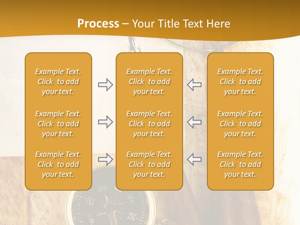 Backgrounds Magnifier Topography PowerPoint Template
