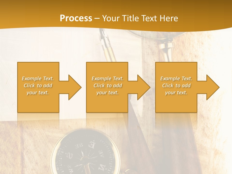 Backgrounds Magnifier Topography PowerPoint Template