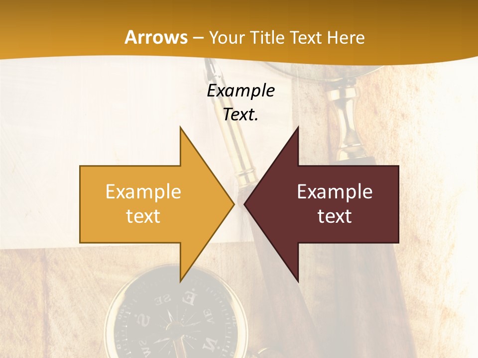Backgrounds Magnifier Topography PowerPoint Template