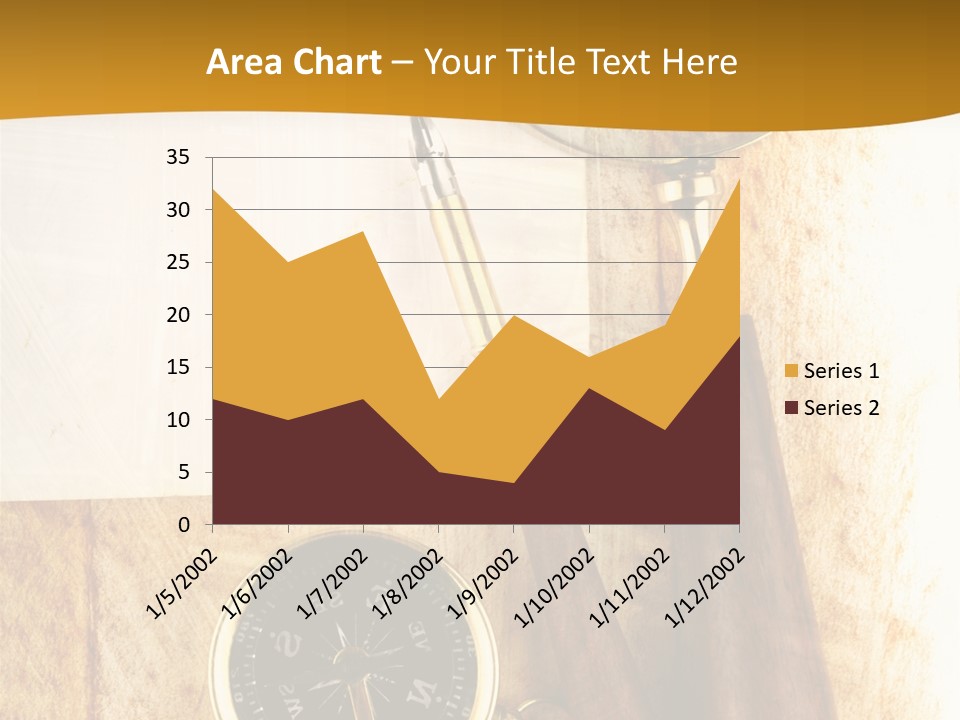 Backgrounds Magnifier Topography PowerPoint Template
