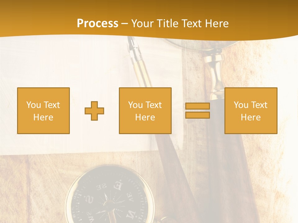 Backgrounds Magnifier Topography PowerPoint Template
