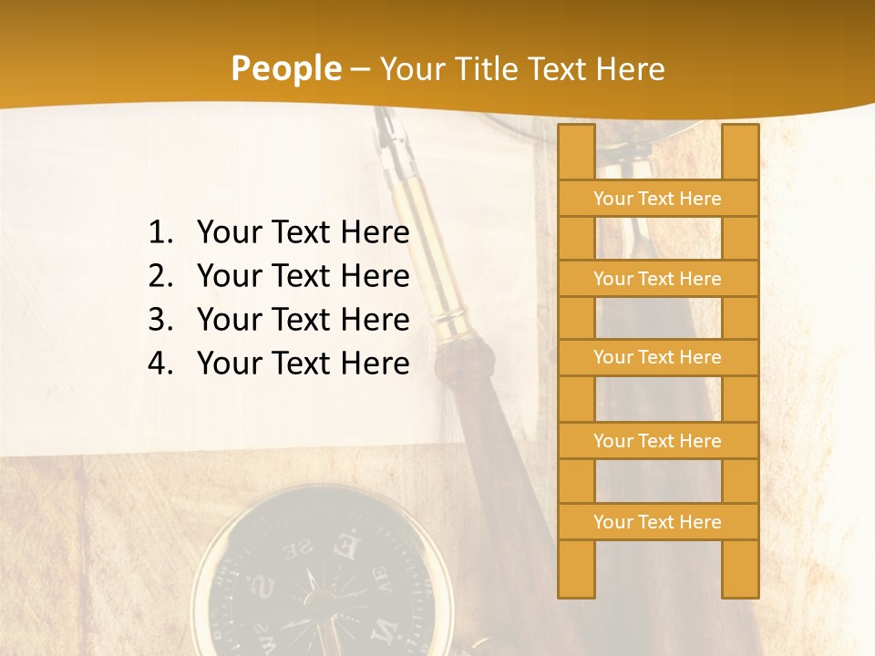Backgrounds Magnifier Topography PowerPoint Template