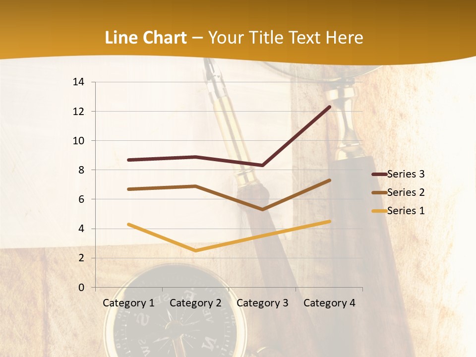 Backgrounds Magnifier Topography PowerPoint Template