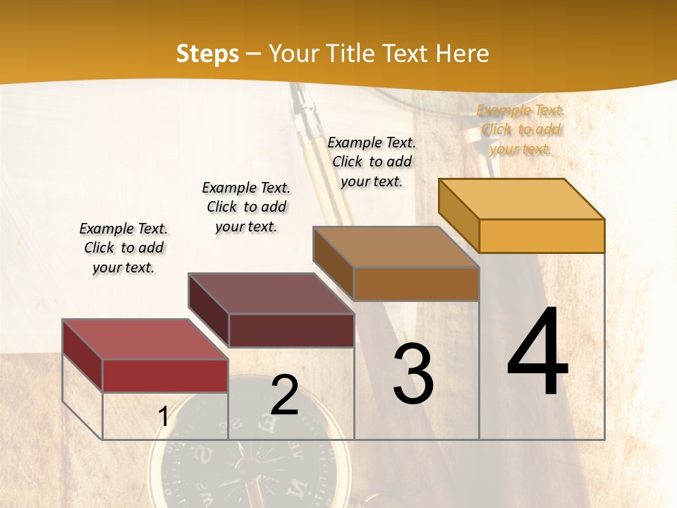 Backgrounds Magnifier Topography PowerPoint Template