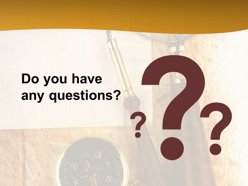 Backgrounds Magnifier Topography PowerPoint Template