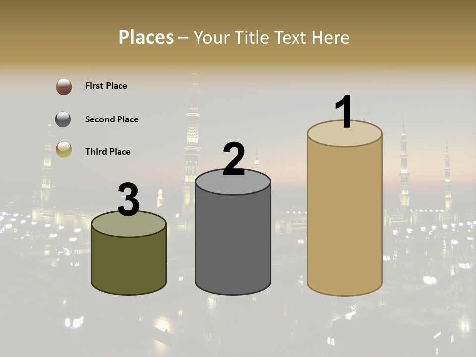 Muslim Religion Dome PowerPoint Template