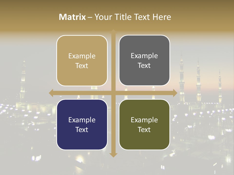 Muslim Religion Dome PowerPoint Template