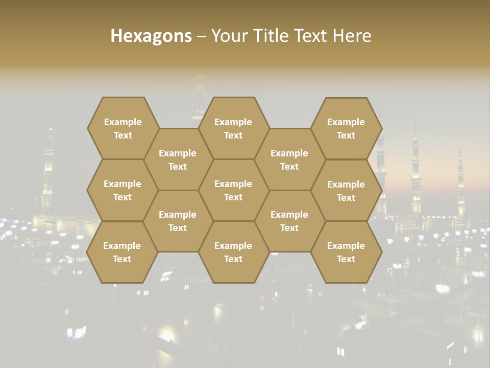 Muslim Religion Dome PowerPoint Template