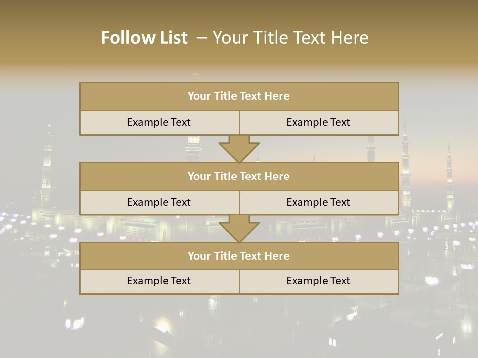Muslim Religion Dome PowerPoint Template