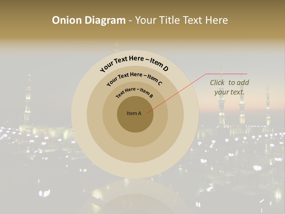 Muslim Religion Dome PowerPoint Template