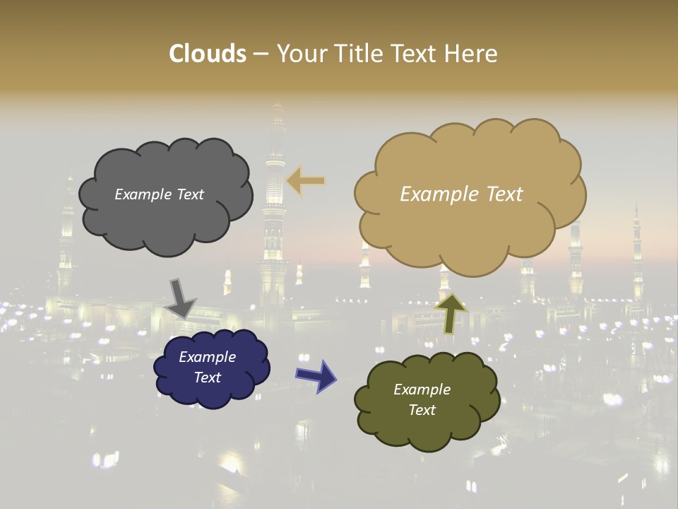 Muslim Religion Dome PowerPoint Template