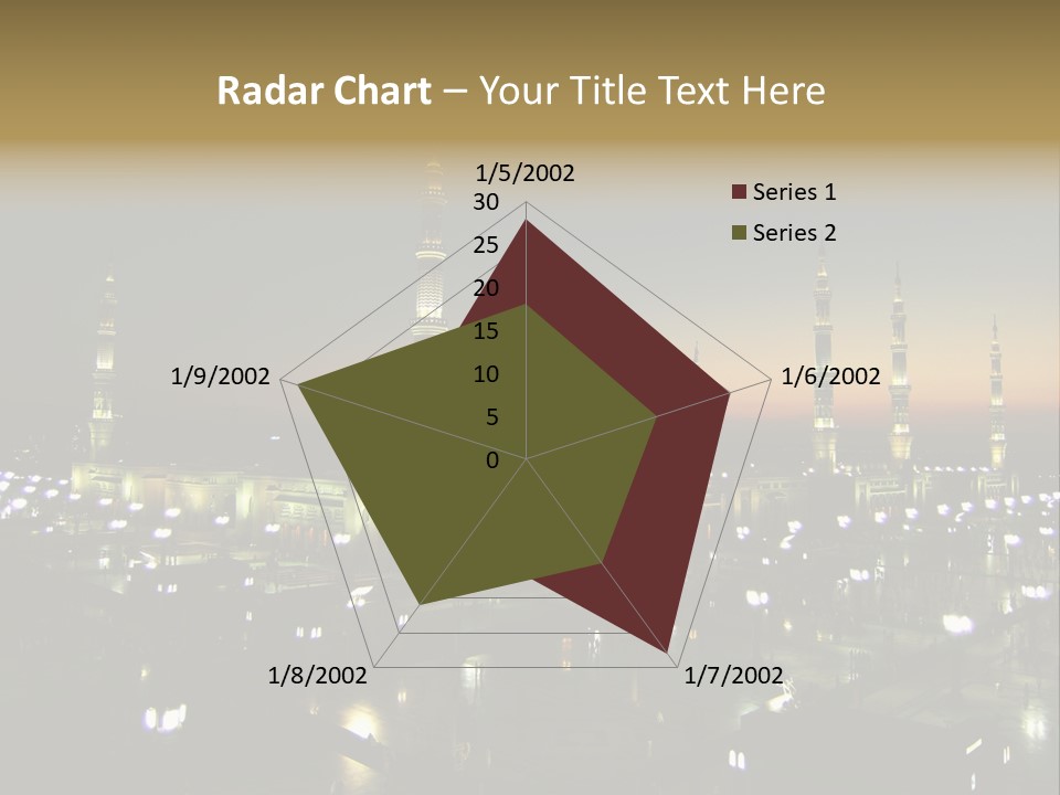 Muslim Religion Dome PowerPoint Template