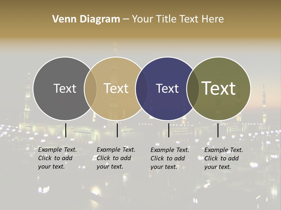 Muslim Religion Dome PowerPoint Template