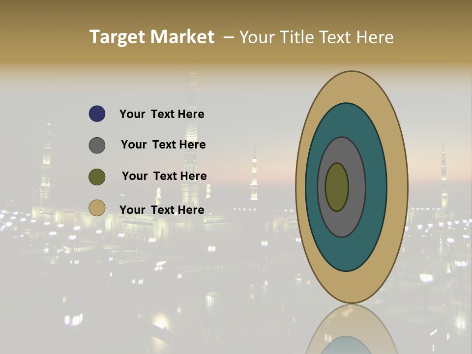 Muslim Religion Dome PowerPoint Template