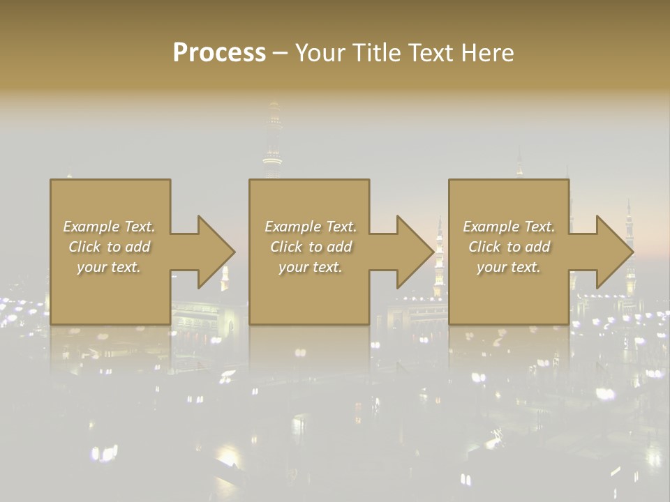 Muslim Religion Dome PowerPoint Template