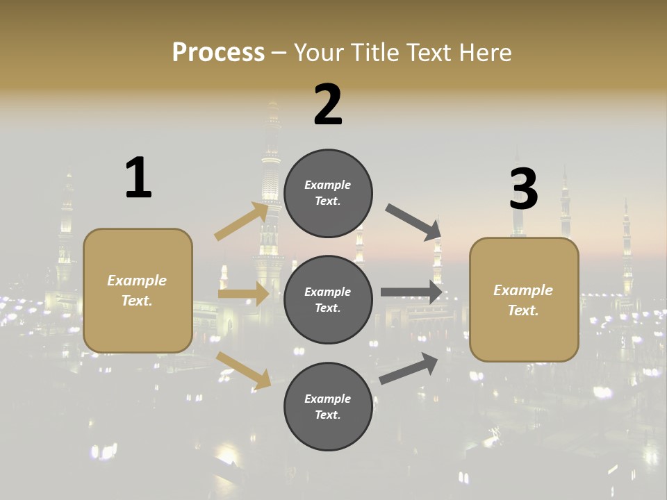 Muslim Religion Dome PowerPoint Template