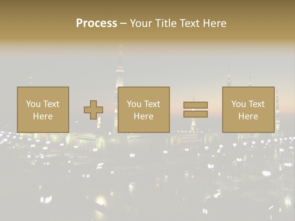 Muslim Religion Dome PowerPoint Template