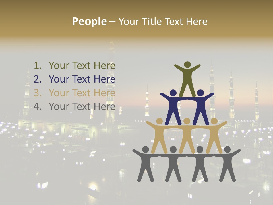 Muslim Religion Dome PowerPoint Template