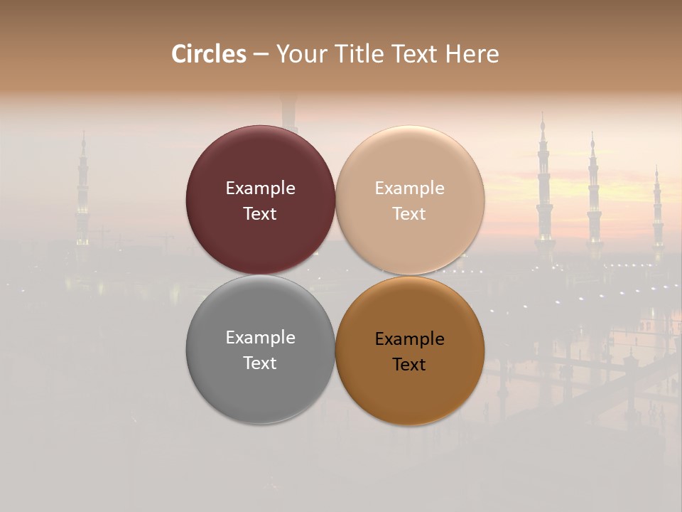 Lights Submit Asia PowerPoint Template