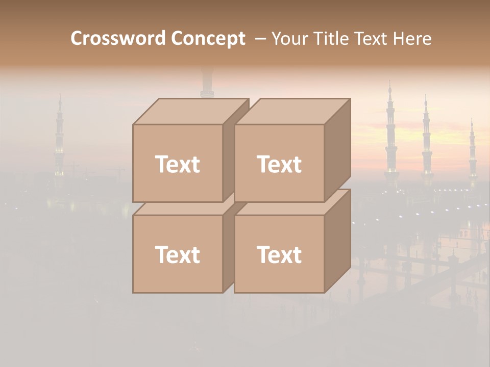 Lights Submit Asia PowerPoint Template