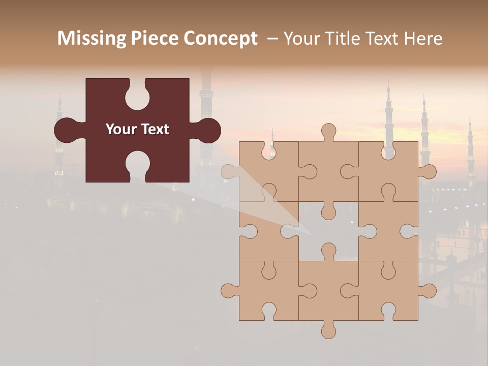 Lights Submit Asia PowerPoint Template