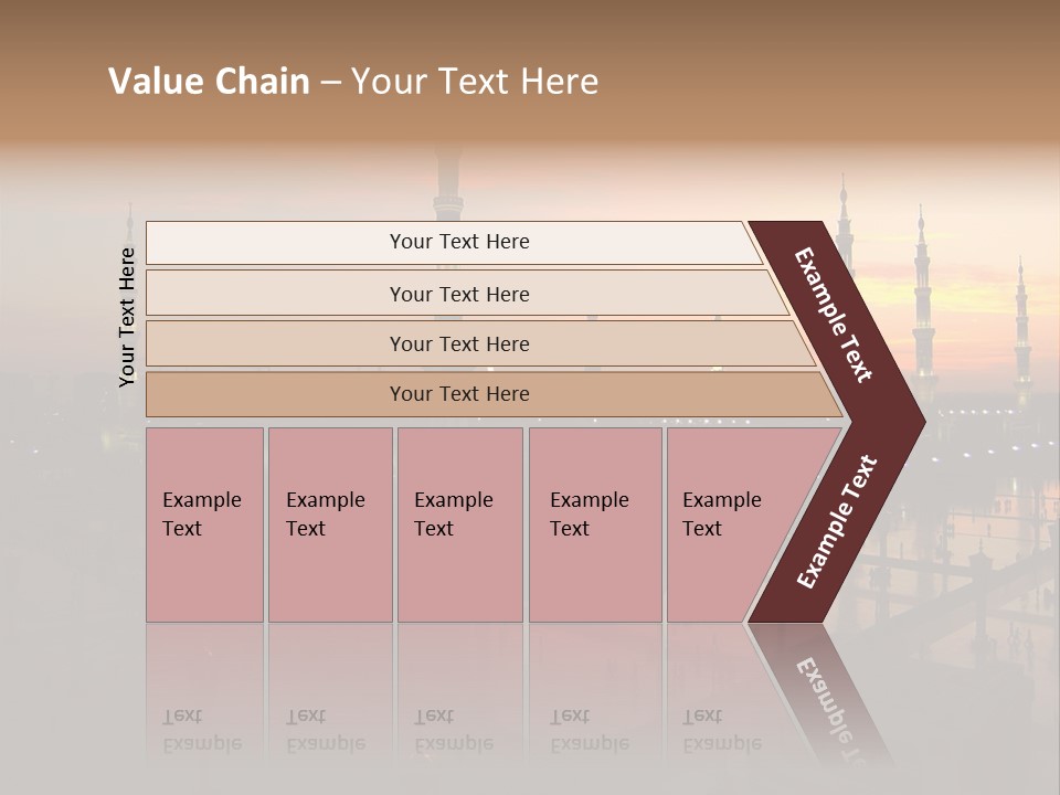 Lights Submit Asia PowerPoint Template