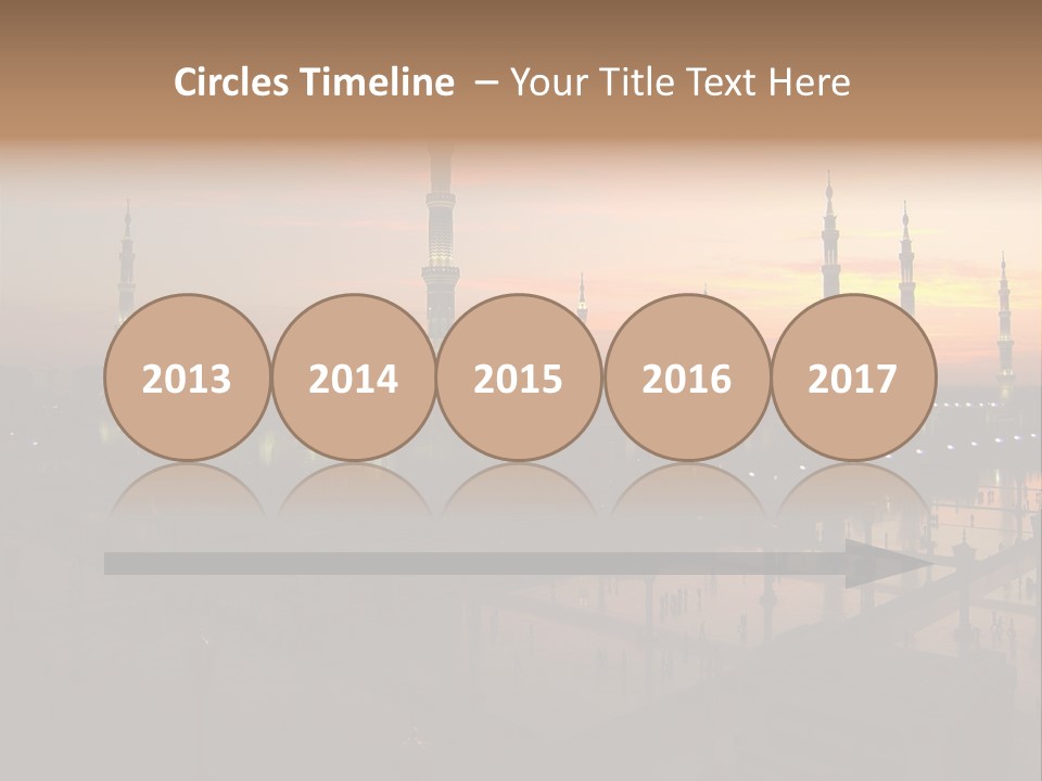 Lights Submit Asia PowerPoint Template