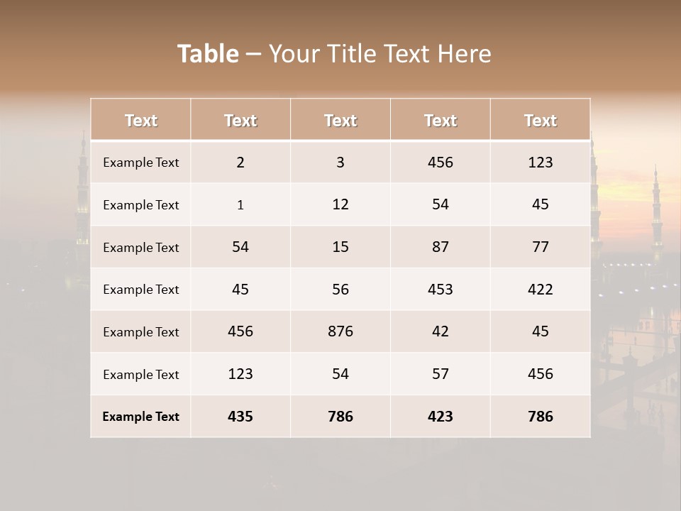 Lights Submit Asia PowerPoint Template