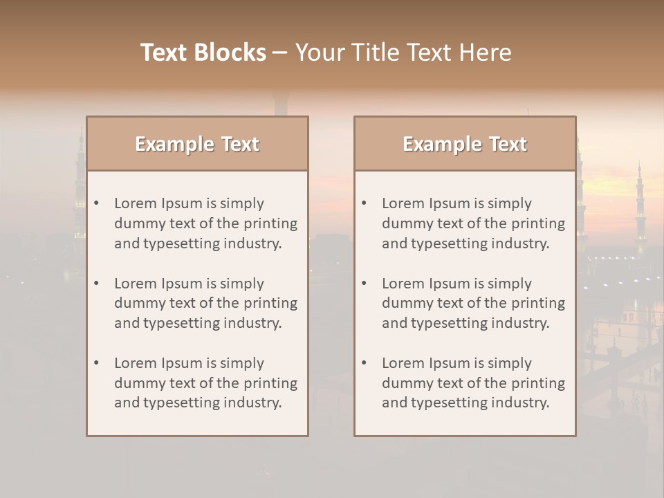 Lights Submit Asia PowerPoint Template