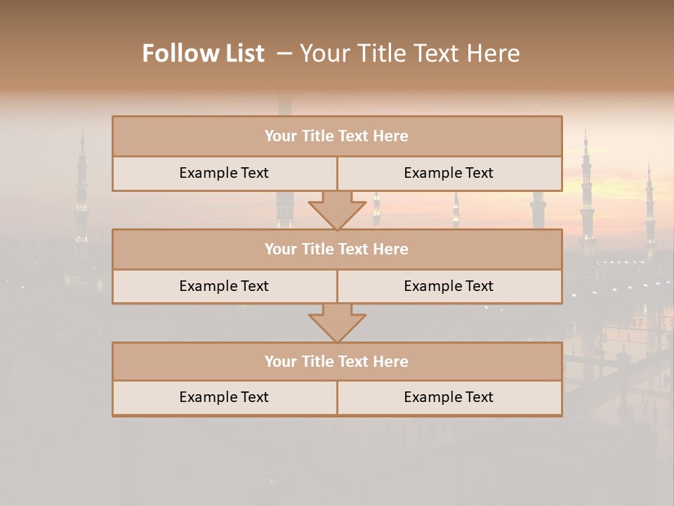 Lights Submit Asia PowerPoint Template