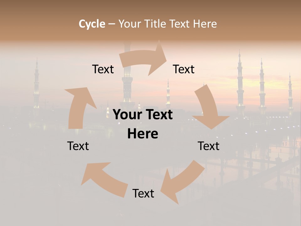 Lights Submit Asia PowerPoint Template