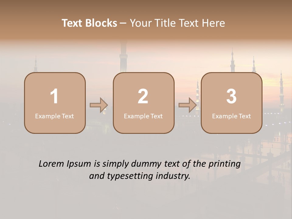 Lights Submit Asia PowerPoint Template