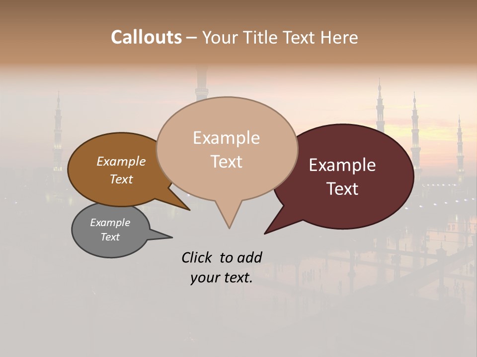 Lights Submit Asia PowerPoint Template