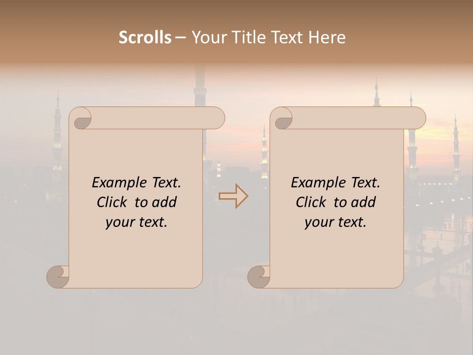 Lights Submit Asia PowerPoint Template