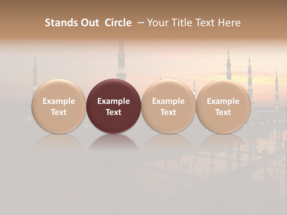 Lights Submit Asia PowerPoint Template