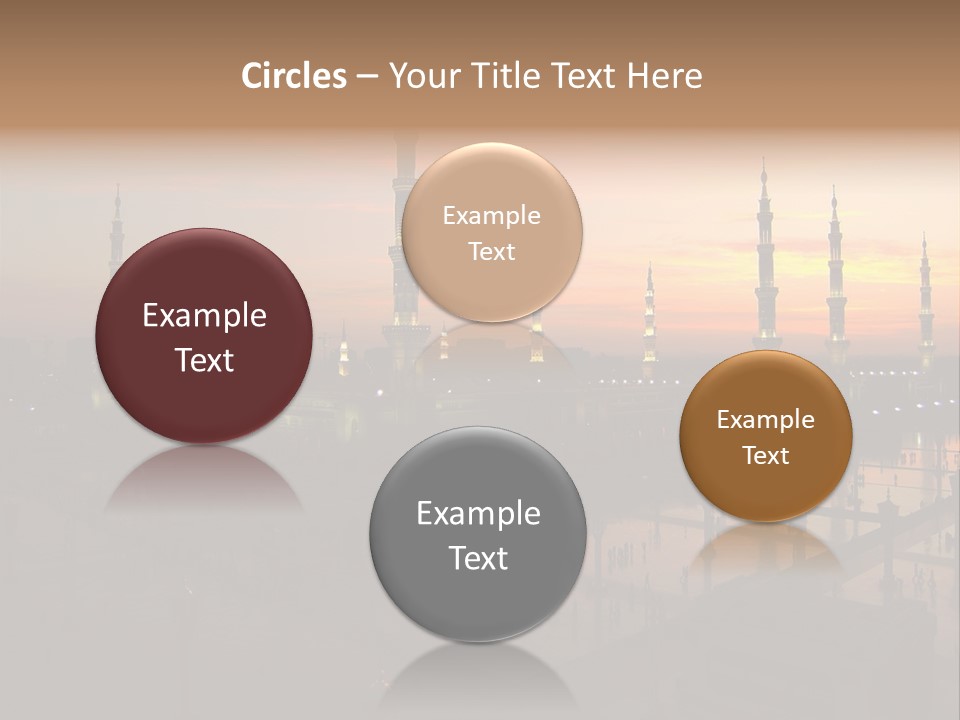 Lights Submit Asia PowerPoint Template