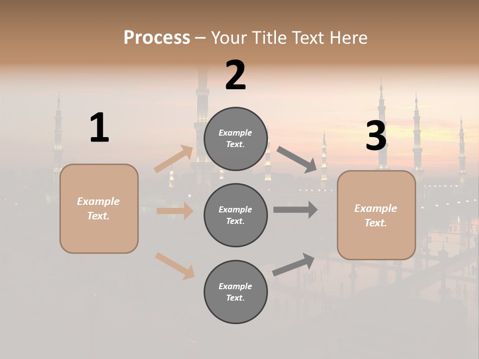 Lights Submit Asia PowerPoint Template