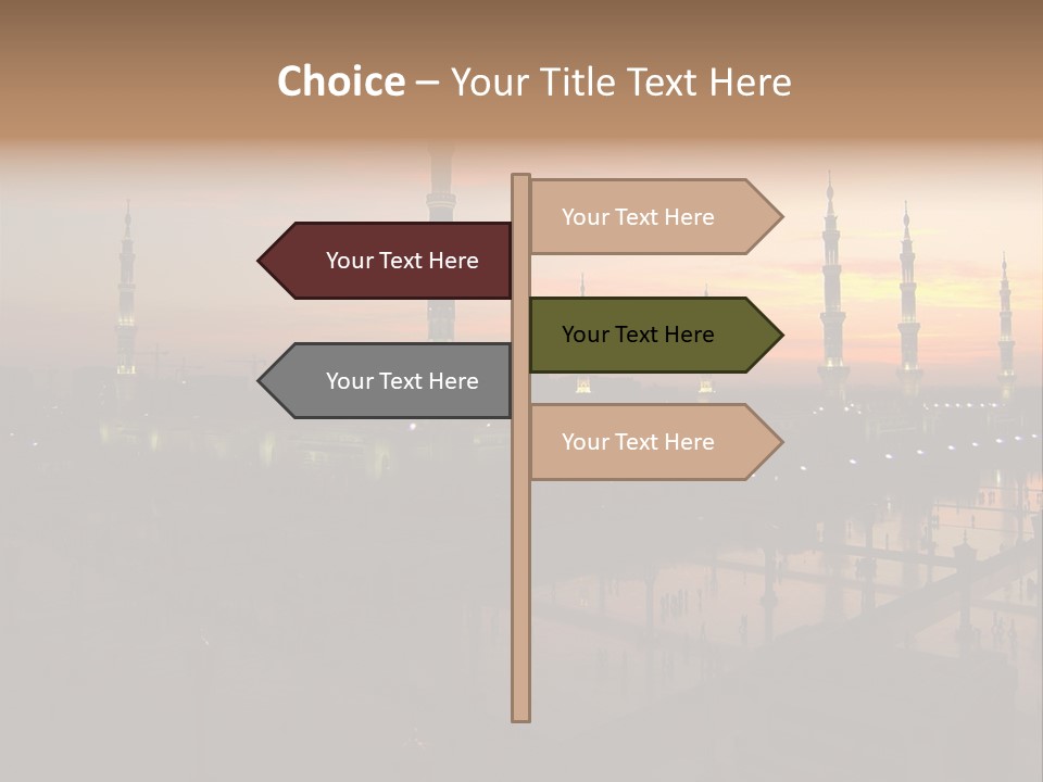 Lights Submit Asia PowerPoint Template