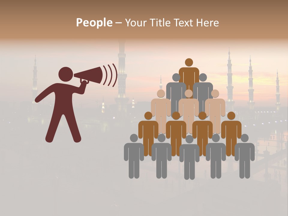 Lights Submit Asia PowerPoint Template