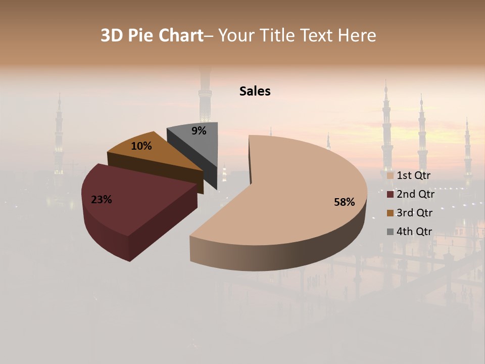 Lights Submit Asia PowerPoint Template