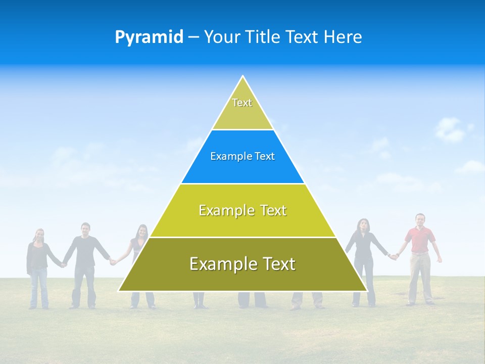 Diverse Teamwork People PowerPoint Template