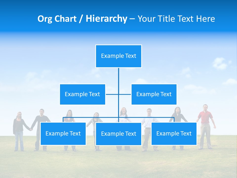 Diverse Teamwork People PowerPoint Template
