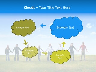 Diverse Teamwork People PowerPoint Template