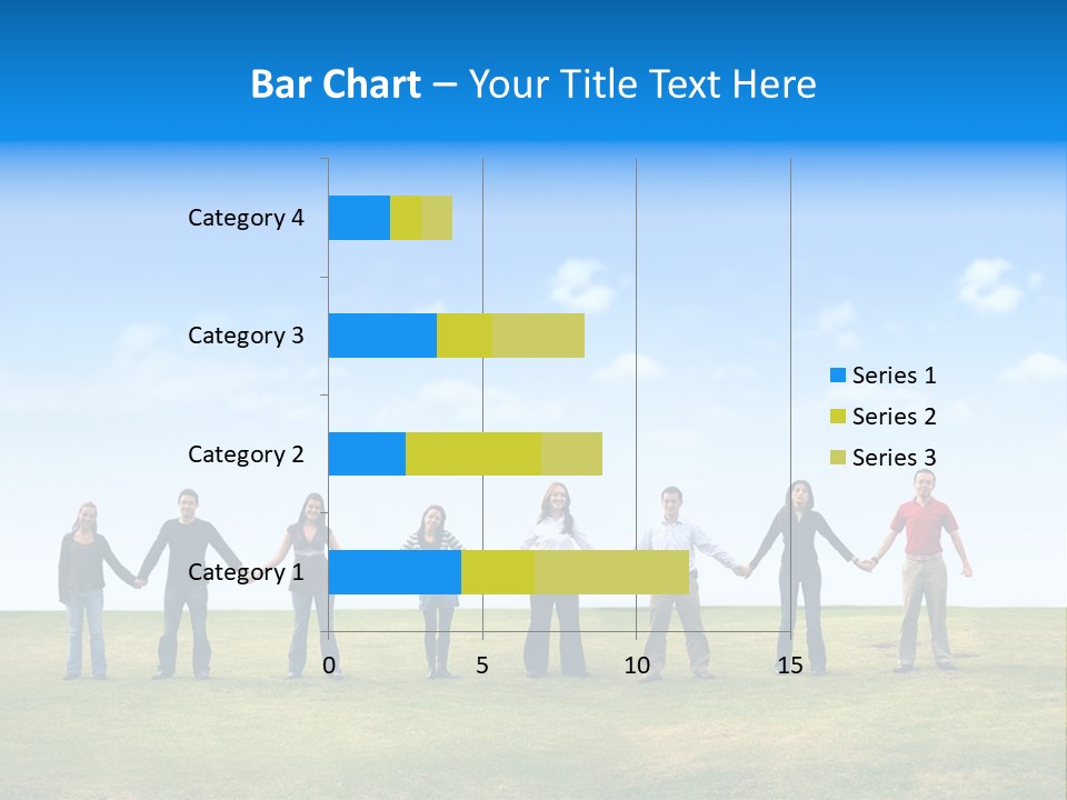 Diverse Teamwork People PowerPoint Template