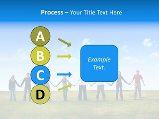 Diverse Teamwork People PowerPoint Template