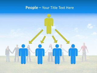 Diverse Teamwork People PowerPoint Template