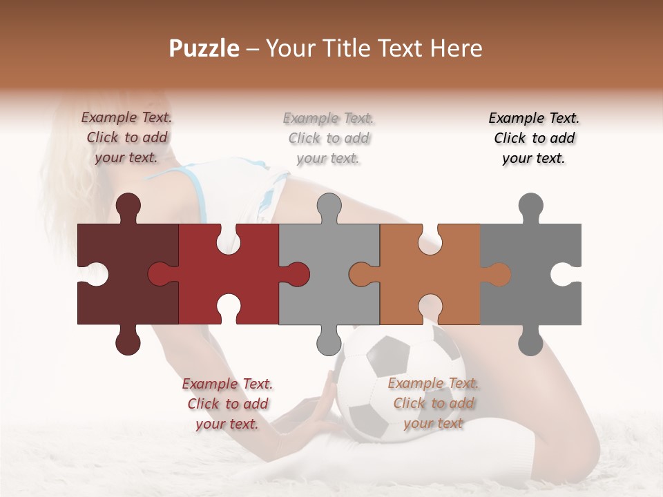 Playful Training Exercising PowerPoint Template